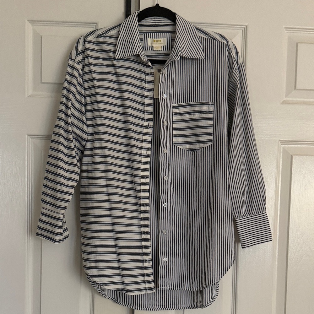 Anthropologie The Bennett Buttondown by Maeve. New.